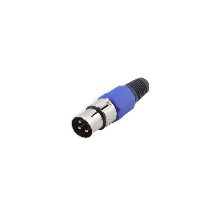 Plug Canon XLR plastico...