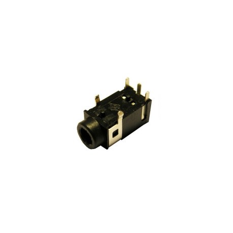 Jack 3.5mm placa negro mono...