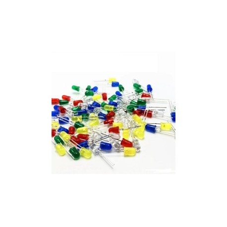 Kit LEDs 5mm difusos varios...