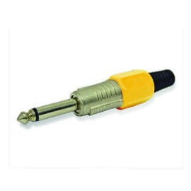 Plug TS 6.3mm metalico mono...