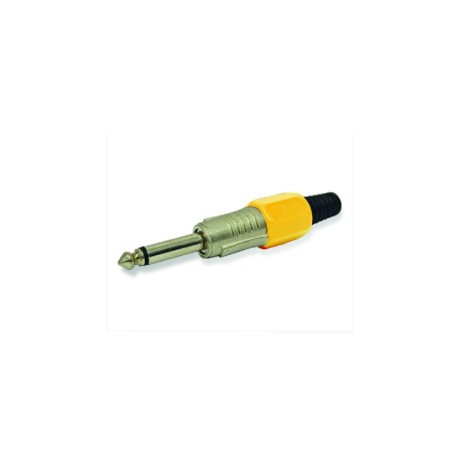 Plug TS 6.3mm metalico mono...