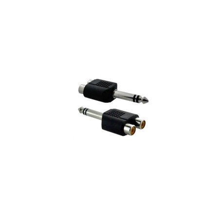 Jack Y RCA a plug TRS 6.3mm...