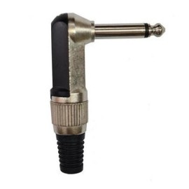 Plug TS 6.3mm metalico mono...