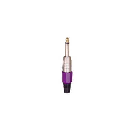 Plug TS 6.3mm metalico mono...