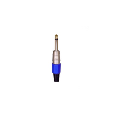 Plug TS 6.3mm metalico mono...