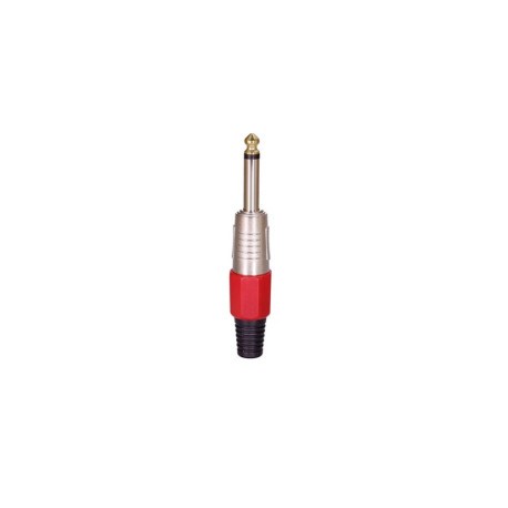 Plug TS 6.3mm metalico mono...