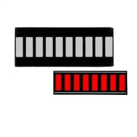 Barra de leds 10 bits...