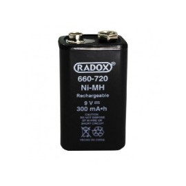Pila recargable Ni-MH 9V 300mA