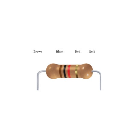 1000 Ohm 1K Ohm 0.25W