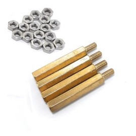 Postes de metal 30mm 4 pzas