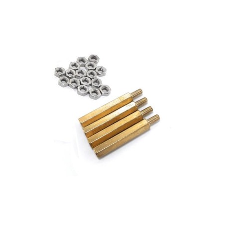 Postes de metal 30mm 4 pzas